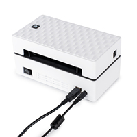 Imprimante thermique tout-en-un de 4 pouces pour étiquettes 4x6/4x4, étiqueteuse portable pour expédition, interface USB, stock pour les petites entreprises