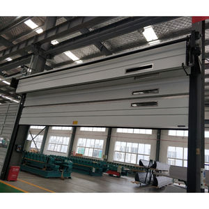 Rideau en pvc avec cadre en acier inoxydable 304, empilage automatique, <span class=keywords><strong>porte</strong></span> de garage d'<span class=keywords><strong>avion</strong></span> - Product Image 5