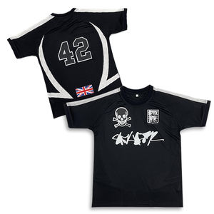 Uniformes de Fútbol Sublimados con Color Personalizado, Logotipo Personalizado, Manga Corta, Secado Rápido, Transpirable, 100% Poliéster, Antibacteriano - Product Image 6