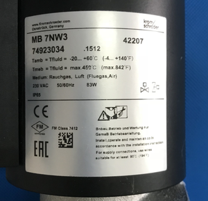 Kromschroder MB 7NW3เตาแม่เหล็กไฟฟ้า, ระบบควบคุมเตาก๊าซอุตสาหกรรม230V - Product Image 1