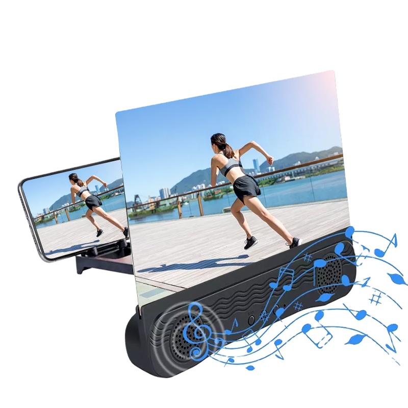 12 дюймов увеличитель экрана телефона, смартфон, складная Экранная лупа, мобильный телефон усилитель подходит для всех смартфонов K8