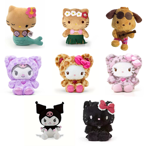 US 3-5 hari pengiriman cepat 8 inci 12 inci mainan mewah Sanrios, boneka binatang Hellokitty, boneka kurotmii, empuk mudah dipeluk - Product Image 1