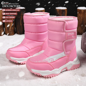 Bottes <span class=keywords><strong>de</strong></span> neige pour filles en bas âge, chaudes, <span class=keywords><strong>de</strong></span> haute qualité, bottes d'hiver pour enfants, taille 26-38 - Product Image 2