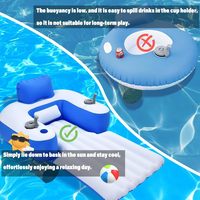 Chaise flottante électrique gonflable pour piscine avec hélice