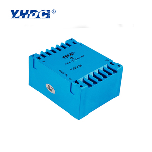 YHDC 8VA หม้อแปลงแยกวงจรแบบแบนชนิดสเต็ปดาวน์ AC แบบสองช่องสัญญาณ 110V/115V พร้อมเอาต์พุต 6V/9V/12V/24V รุ่น PU3013B ความสูงต่ำ - Product Image 3