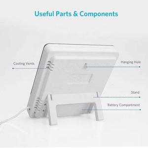 Thermomètre numérique <span class=keywords><strong>pour</strong></span> l'intérieur de la maison Moniteur Thermo-hygromètre Thermomètres de température avec <span class=keywords><strong>pour</strong></span> balcon Plantes vertes - Product Image 5