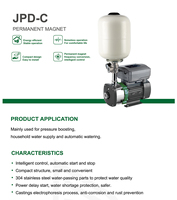 Nouvelle conversion de fréquence domestique intelligente Micro pompe à eau en acier inoxydable contrôle automatique VFD pression constante magnétique