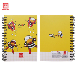 Ogringa <b>A5</b> Spiral <b>Notebook</b> Notepad Type 200 Pages 10 <b>Notebooks</b>/Pack Paper Cover Diverse and Bright Colors - Product Image 2