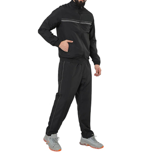 Vêtements d'hiver de qualité supérieure pour hommes, ensemble de survêtement deux pièces, personnalisez votre propre logo, manches longues, col montant, survêtements pour hommes - Product Image 3