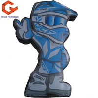 Modèle de robot gonflable géant personnalisé, mascotte de robot gonflable de dessin animé, homme de robot gonflable pour la publicité