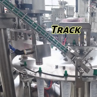 Machine de remplissage et de bouchage rotative automatique pour sachets à bec verseur long, Doypack, liquides, sirops, solutions orales