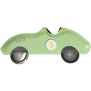 Assiettes en papier en forme de voiture, forme irrégulière, impression offset, vaisselle de fête d'anniversaire, jetables, qualité alimentaire, papier épaissi - Product Image 4