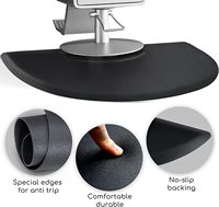 Tapis de sol de chaise de bureau anti-fatigue imperméable pour la maison et le salon de coiffure