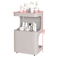 Chariot d'assistance haut de gamme pour salons de beauté et étagère de rangement pour traitements de spa avec lits de massage pour usage en spa, barbier et bien-être
