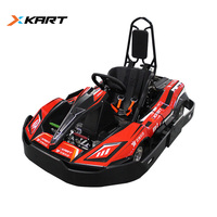 X-KART Parque de Atracciones Go Kart para Niños y Adolescentes con Motor de Gasolina de 160cc