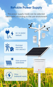 תחנת מזג אוויר אלחוטית אוטומטית RIKA RK900-01 עם WiFi ו-GPRS לחקלאות חכמה וניטור שדות - Product Image 4