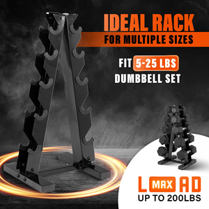 Customizable <b>Dumbbell</b> <b>Weight</b> Rack Multi-function Fitness Storage Bodybuilding Gym Equipment Strength Training A-Frame Iron - Product Image 5
