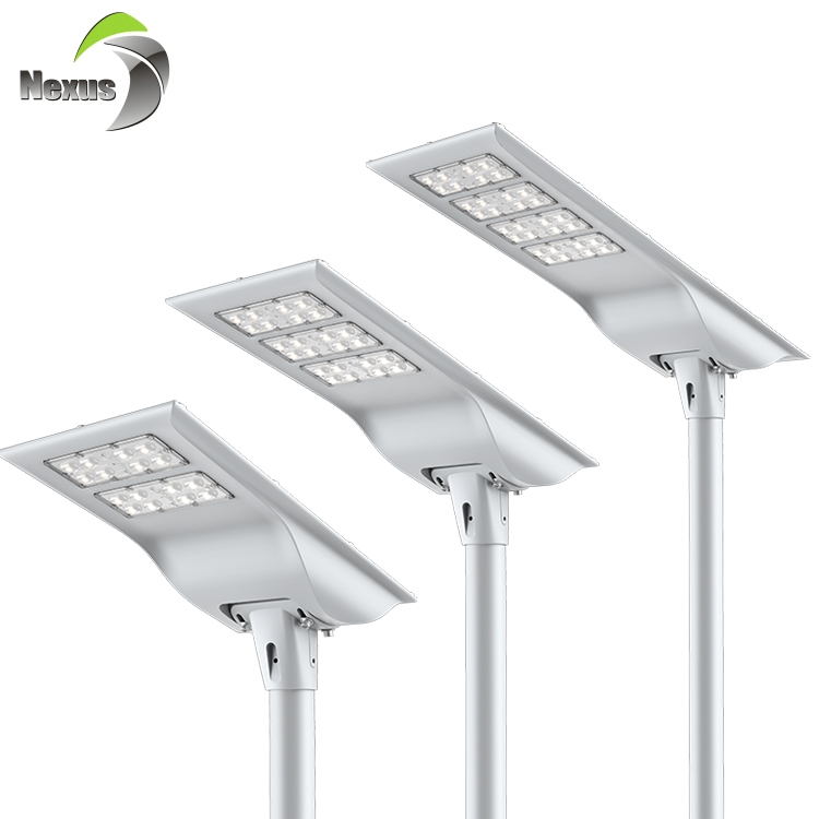 2022 новый дизайн дорожного освещения из литого под давлением алюминия 20 30 40 Вт оптовая цена водонепроницаемый Ip65 все в одном солнечный уличный фонарь