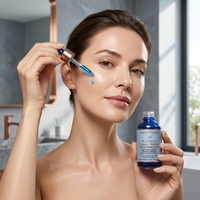 Sérum Peptidique au Cuivre GHK-Cu Fermenté à 1% avec Complexe de 12 Peptides, Acide Hyaluronique et Panthénol pour les Soins de la Peau