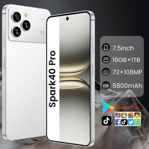 Spark 40 Pro, el Más Vendido, Teléfono Inteligente 5G <span class=keywords><strong>con</strong></span> Android 14, Versión Global, Pantalla HD de 7.5 Pulgadas, 108MP, 16GB+1TB, Doble SIM, Desbloqueado - Product Image 3