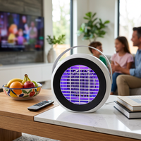 Petite lampe anti-moustiques portable rechargeable par USB à lumière UV, piège à insectes électrique pour la maison, la chambre à coucher, le salon