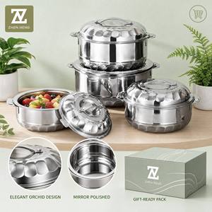 Juego de <span class=keywords><strong>Ollas</strong></span> de Acero Inoxidable Zhenneng, 6 Piezas, Juego de Utensilios de Cocina, Olla <span class=keywords><strong>para</strong></span> Guisos, Olla <span class=keywords><strong>para</strong></span> Sopa con Tapas, <span class=keywords><strong>para</strong></span> Cocina, Campamento, Fiestas - Product Image 2