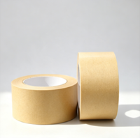 Ruban adhésif en papier kraft renforcé, auto-adhésif, biodégradable, antistatique, à haute viscosité, activé par l'eau, personnalisé en usine