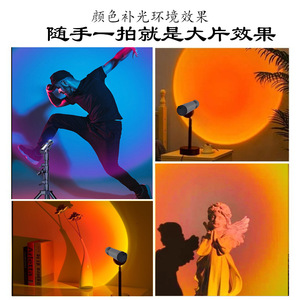 ไฟฉายปรับสี RGB ได้ อลูมิเนียมอัลลอยด์ ไฟถ่ายภาพแบบพกพา สำหรับถ่ายภาพบุคคล พระอาทิตย์ตก การถ่ายทอดสด การฉายภาพ - Product Image 5