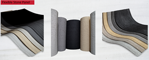 Pierre de travertin en argile naturelle MCM, flexible, haute résistance, irrégulière, rénovation d'<span class=keywords><strong>espace</strong></span>, insonorisante, imperméable, pour la maison - Product Image 5