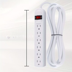 Vente directe usine – Export transfrontalier – Rallonge multiprise américaine 0,8/1/2 m 10A avec protection contre les surcharges et prises standard - Product Image 3