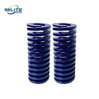 Ressorts plats en acier de taille moyenne, ressorts hélicoïdaux à charge légère, ressorts d'extension plats industriels pour moules de poinçonnage