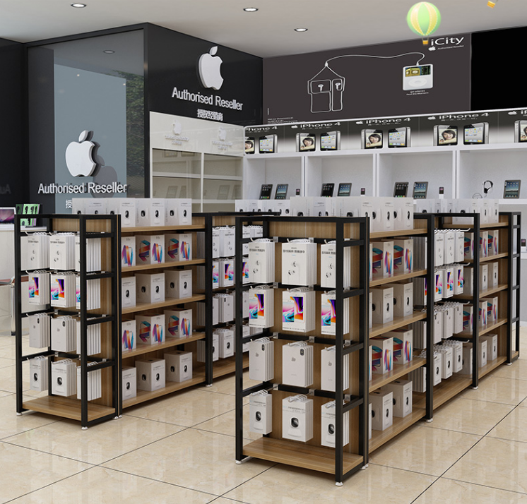 2020新款手机店室内设计手机店家具手机展示架 - buy mobile shop