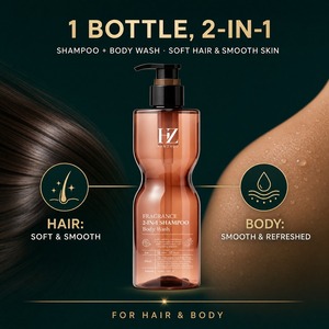 แชมพู 2in1 บอดี้วอช 500 มล. ไนอะซินาไมด์ เซราไมด์ บำรุงผิวชุ่มชื้น กลิ่นหอมติดทนนาน ทำความสะอาดอย่างอ่อนโยน รับผลิตแบรนด์ส่วนตัว ขายส่ง - Product Image 4