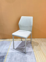Ensemble de 2 chaises d'appoint avec accoudoir pivotant moderne au design de base en métal pour la maison, le bureau, la cuisine, la salle de sport et la salle de bain pour le parc.