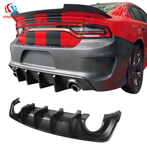 Diffuseur arrière ABS pour <span class=keywords><strong>Dodge</strong></span> Charger Widebody <span class=keywords><strong>2022</strong></span>+ <span class=keywords><strong>SRT</strong></span> Scat Pack, style aftermarket - Product Image 1