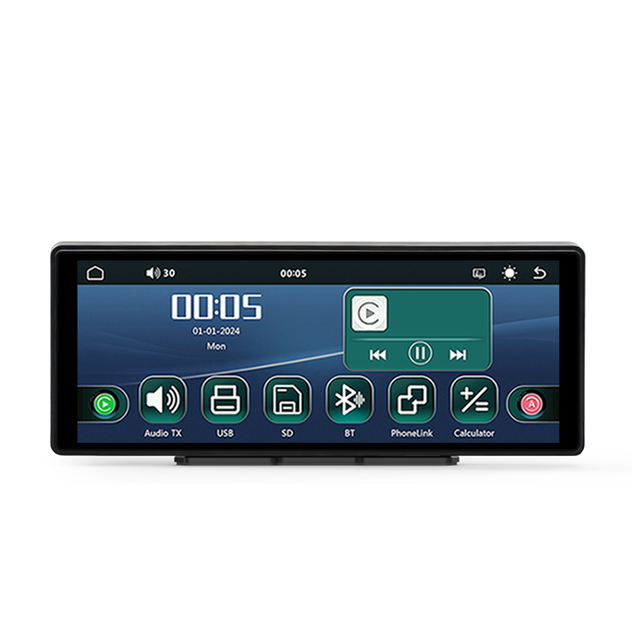 FOR Wireless CarPlay Android Auto 10.26 Inch Touch Screen Portable Car Navigation Player with Rear View Camera Input