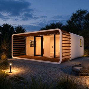 Maison préfabriquée moderne en conteneur, mini-maison modulaire, cabane mobile détachable avec salle de bain et toilettes pour usage en dortoir - Product Image 3