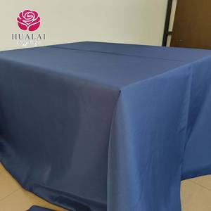 पॉलिएस्टर कपड़े को साफ करने में आसान सफेद हाथी नौसेना नीला धोने योग्य टेबलटाट सजावटी 120 "और 3.2 मीटर 90x132 इंच 3.2 - Product Image 1