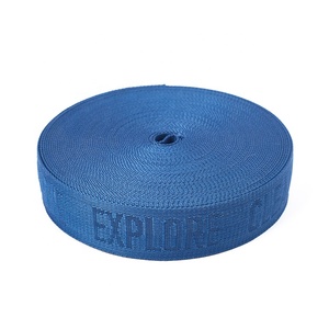 Hot Bán Hẹp Vải Jacquard Ribbon <span class=keywords><strong>Polyester</strong></span> Vải Dây Đeo Tùy Chỉnh In <span class=keywords><strong>Polyester</strong></span> Vành Đai Vải - Product Image 4