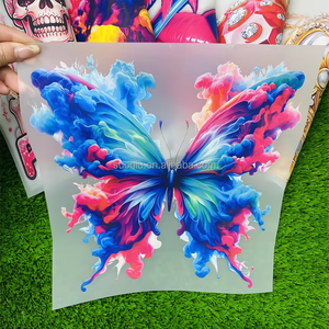 Vinile Termotrasferibile DTF, Stampe Serigrafiche, Adesivi con Design di Farfalle Adorabili per Abbigliamento - Product Image 2