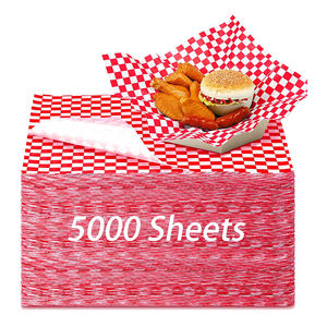 Eco-Friendly Coated <b>Food</b> Grade Hamburger <b>Wrapping</b> <b>Paper</b> | Greaseproof for Cookies Bread & More EU/US Compliant - Product Image 4
