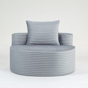 Sofá Cama Modular Moderno de Pana, Sofá Convertible Relleno de Esponja para Sala de Estar y Dormitorio, Juego de Sofás con 1 Año de Garantía - Product Image 3