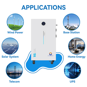 แบตเตอรี่เก็บพลังงานแสงอาทิตย์ <span class=keywords><strong>lvtopsun</strong></span> 51.2V แพ็คสำรอง10KWH 200AH สำหรับบ้านที่อยู่อาศัย - Product Image 2