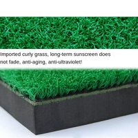 Tapis de golf portable en gazon synthétique antidérapant en PP+EVA, plusieurs tailles personnalisables, pour entraînement de swing et de chipping en intérieur et extérieur