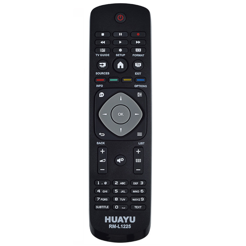 Lot de 4 piles et une télécommande TV PHILIPS RM-L1225 SMART TV