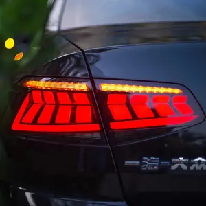 Luz trasera para Volkswagen Passat B8 LED luces de parachoques trasero lámpara de parada piezas de automóviles auto flexlble