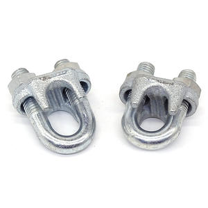 Large gamme de clips pour câbles métalliques, y compris des pinces pour câbles, des clips de tension, des verrous pour élingues de levage, des pinces pour câbles robustes - Product Image 2