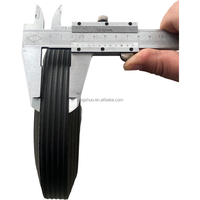 Fabricant anti-crevaison petit 8 "8*2 avec jante en métal pour Dolly Mover Garden Trailer Farm Cart Solid Rubber Powder Wheels