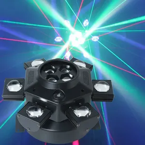 Hot Seel Bee Eye 6 In1 Laserstraal Spider Disco Laserlicht Led Moving Head Stage Licht Voor Ktv Dj Disco