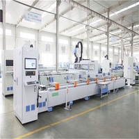 Machine de perçage 4 axes PARKER pour fenêtres et portes en aluminium, 7,5 kW, magazine à 16 outils différents, haute sécurité, fabrication OEM